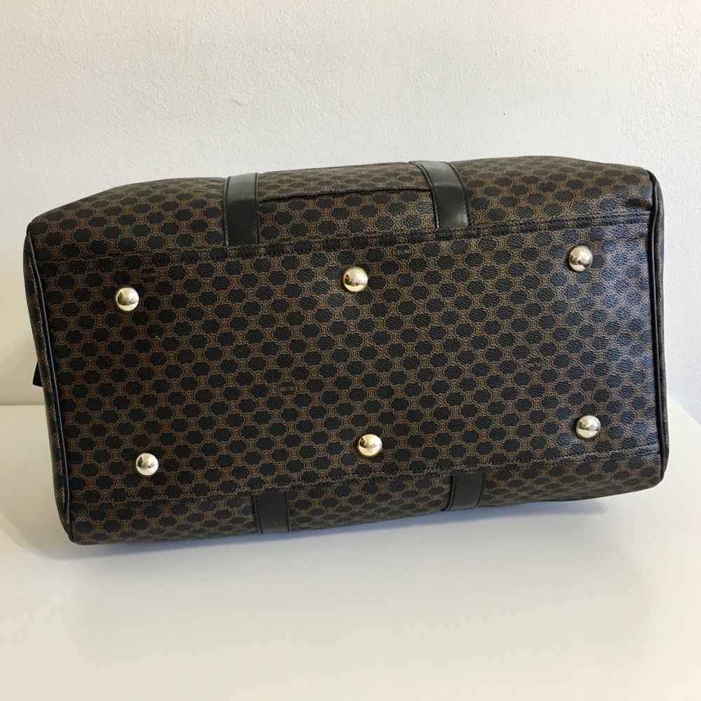 Authentic Celine Coated Canvas Travel bag brown - Picture 4 of 8